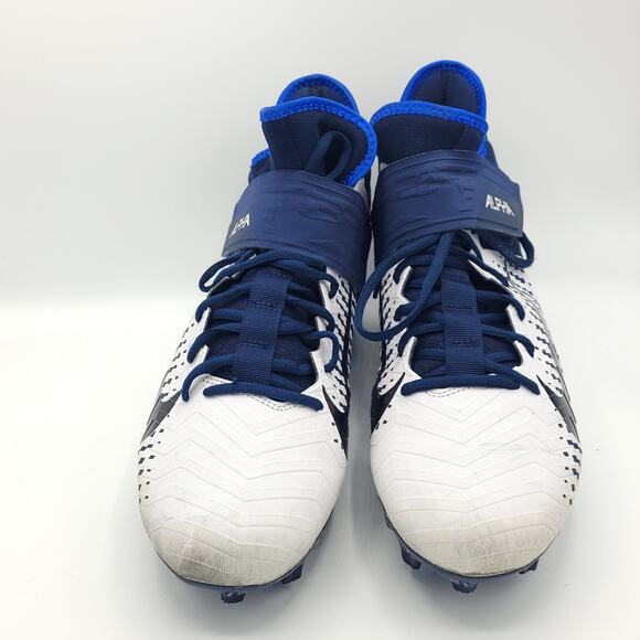 Nike Alpha Menace Pro 2 Navy Blue Cleats (AQ3209-104) Men's Size 12.5 - Picture 7 of 9